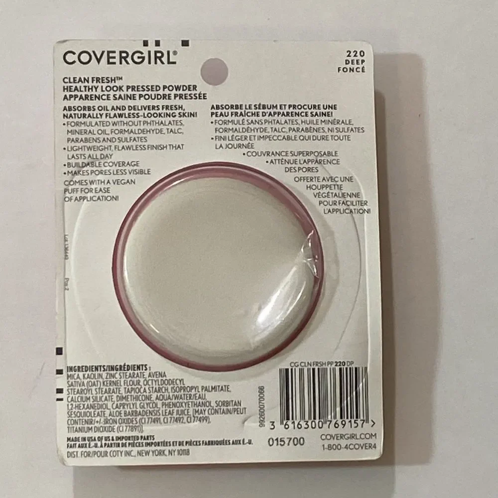 10/$50 1 Covergirl Clean Fresh 220 Deep Fonce